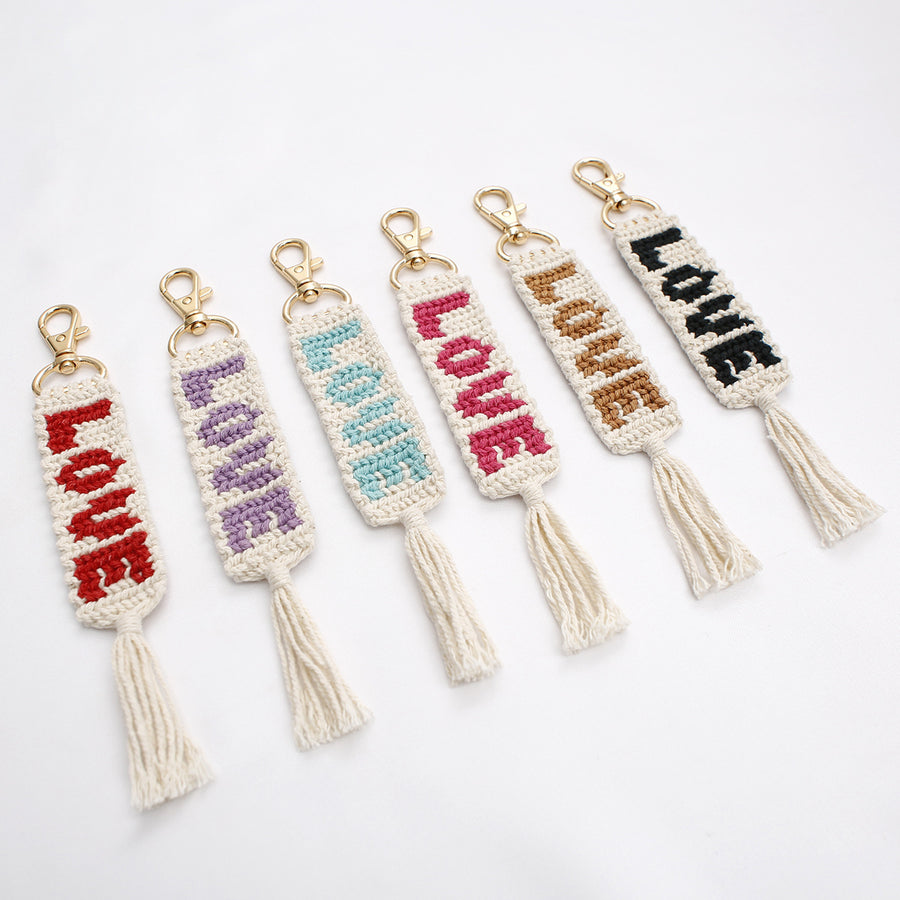 Love Tassel Keychain