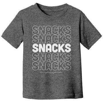 Snacks Toddler Vintage Tee