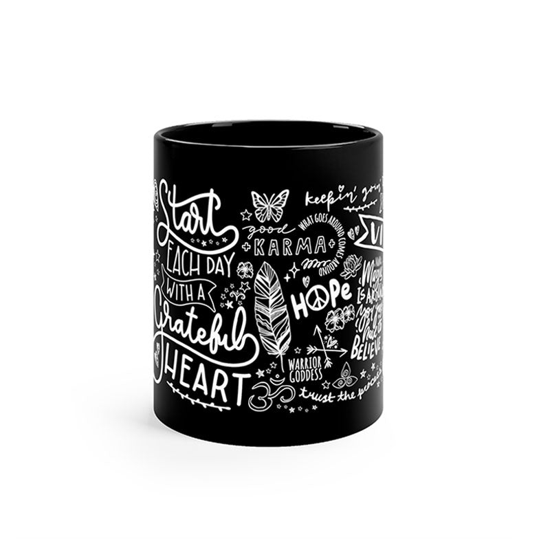 Happy Buddha Doodle Mug - Being Happy Buddha