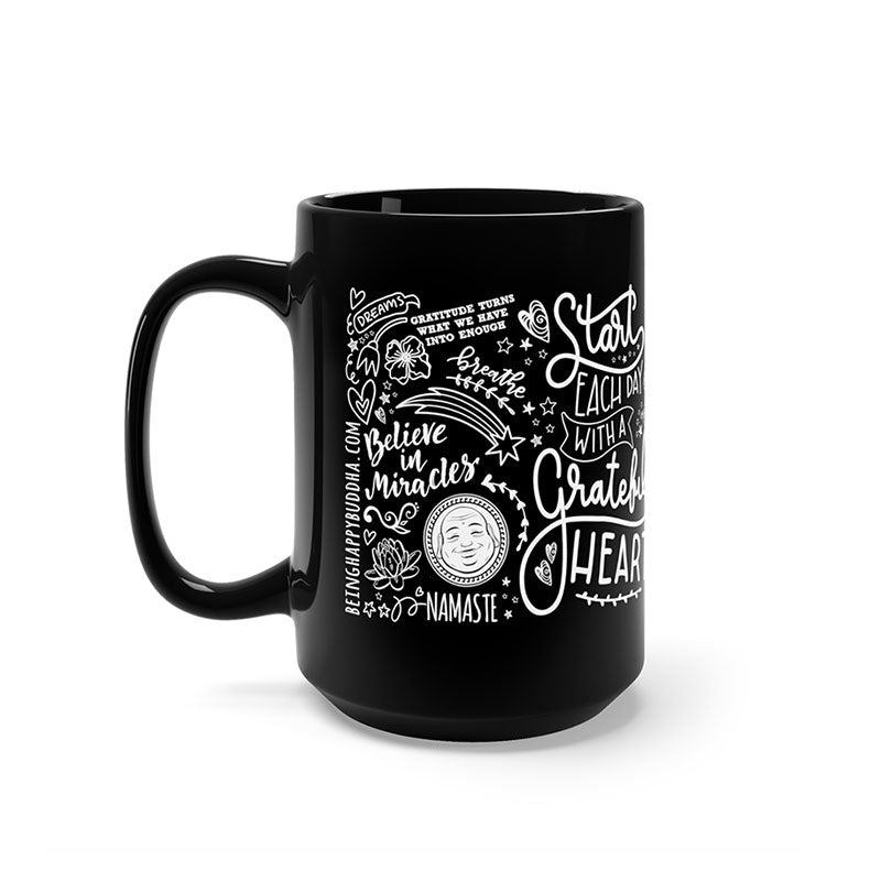 Happy Buddha Doodle Mug - Being Happy Buddha