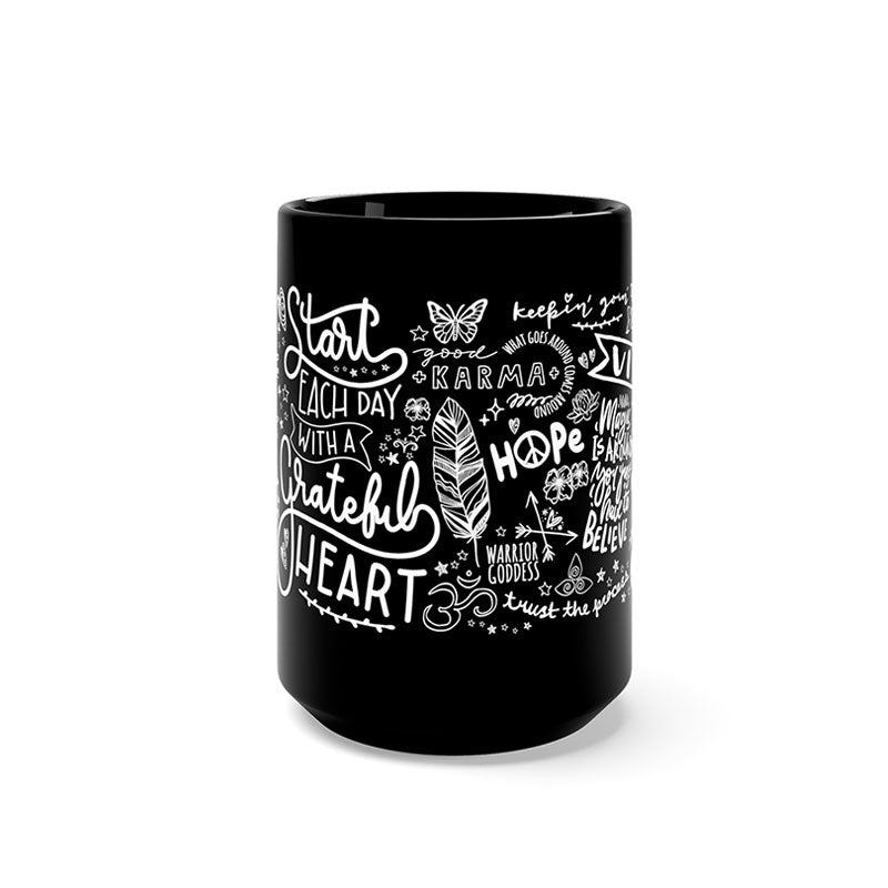 Happy Buddha Doodle Mug - Being Happy Buddha