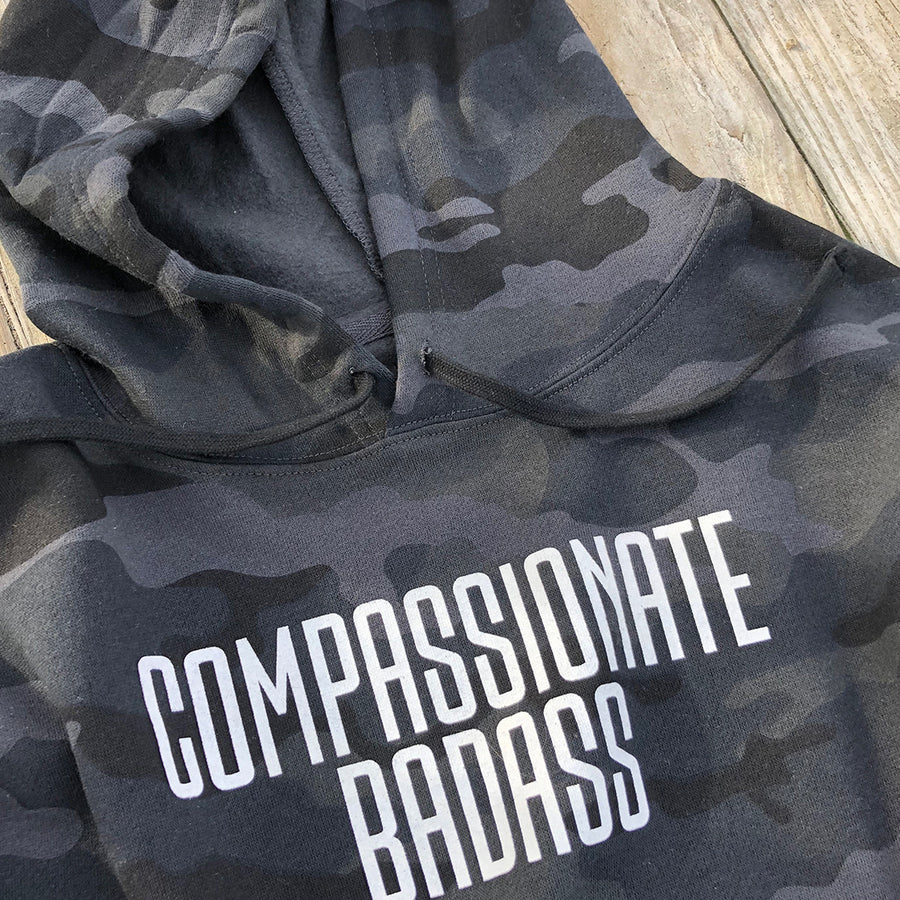 Compassionate Badass Crop Hoodie