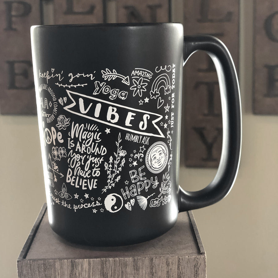 Happy Buddha Doodle Mug - Being Happy Buddha