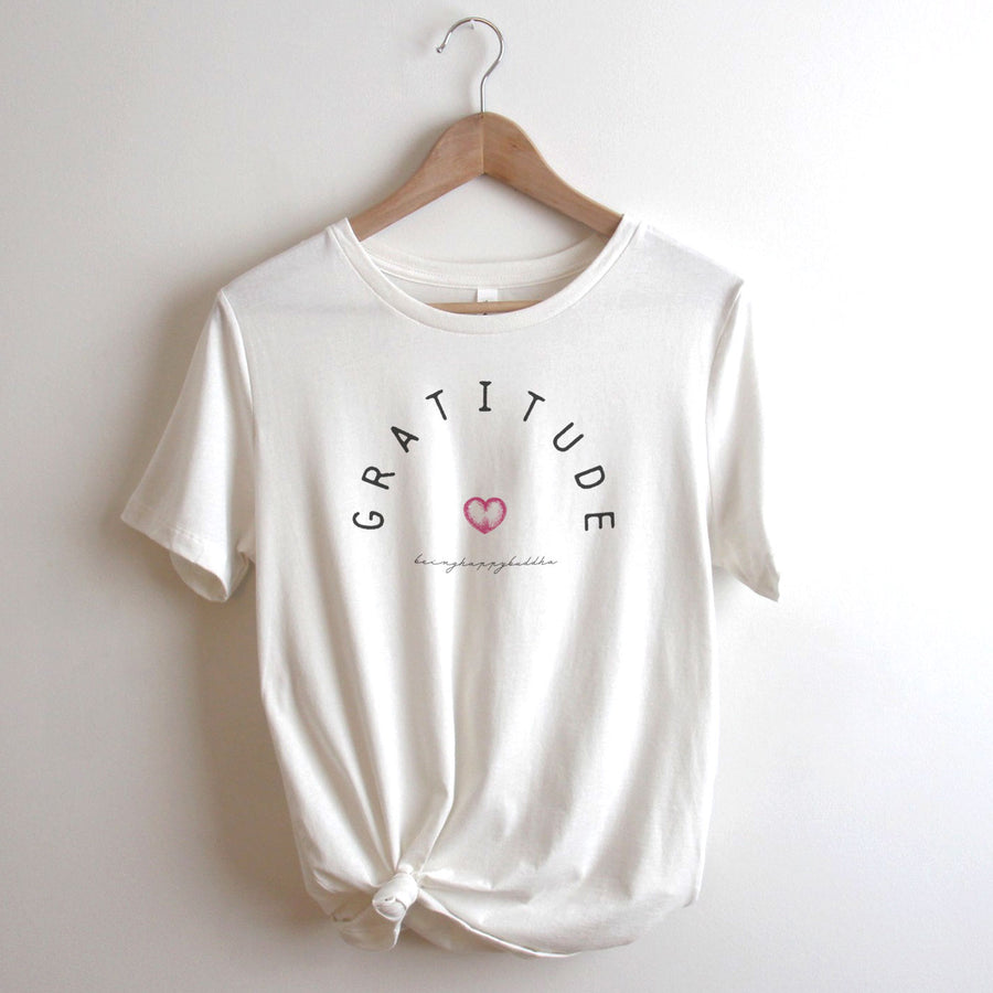 Gratitude Classic White Tee