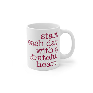 Morning Gratitude Mug - Being Happy Buddha