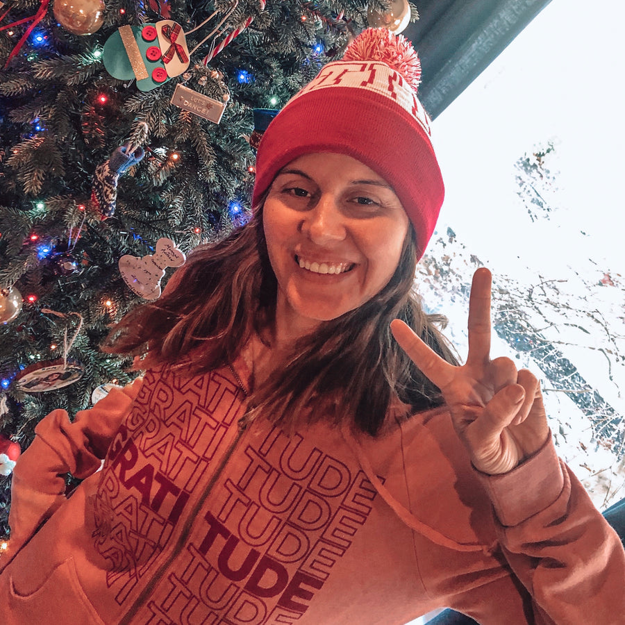 Gratitude Hoodie - Being Happy Buddha