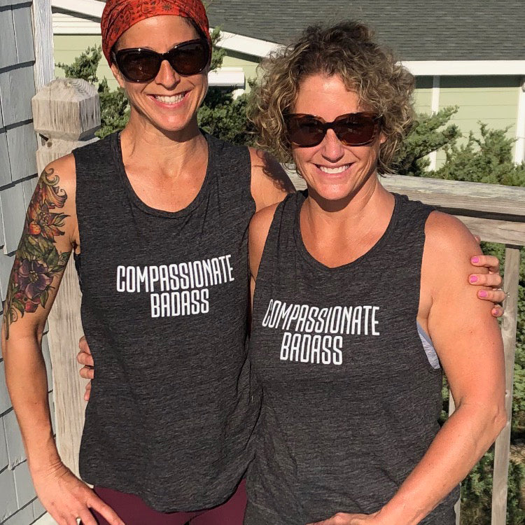 Compassionate Badass Muscle Tank - Being Happy Buddha