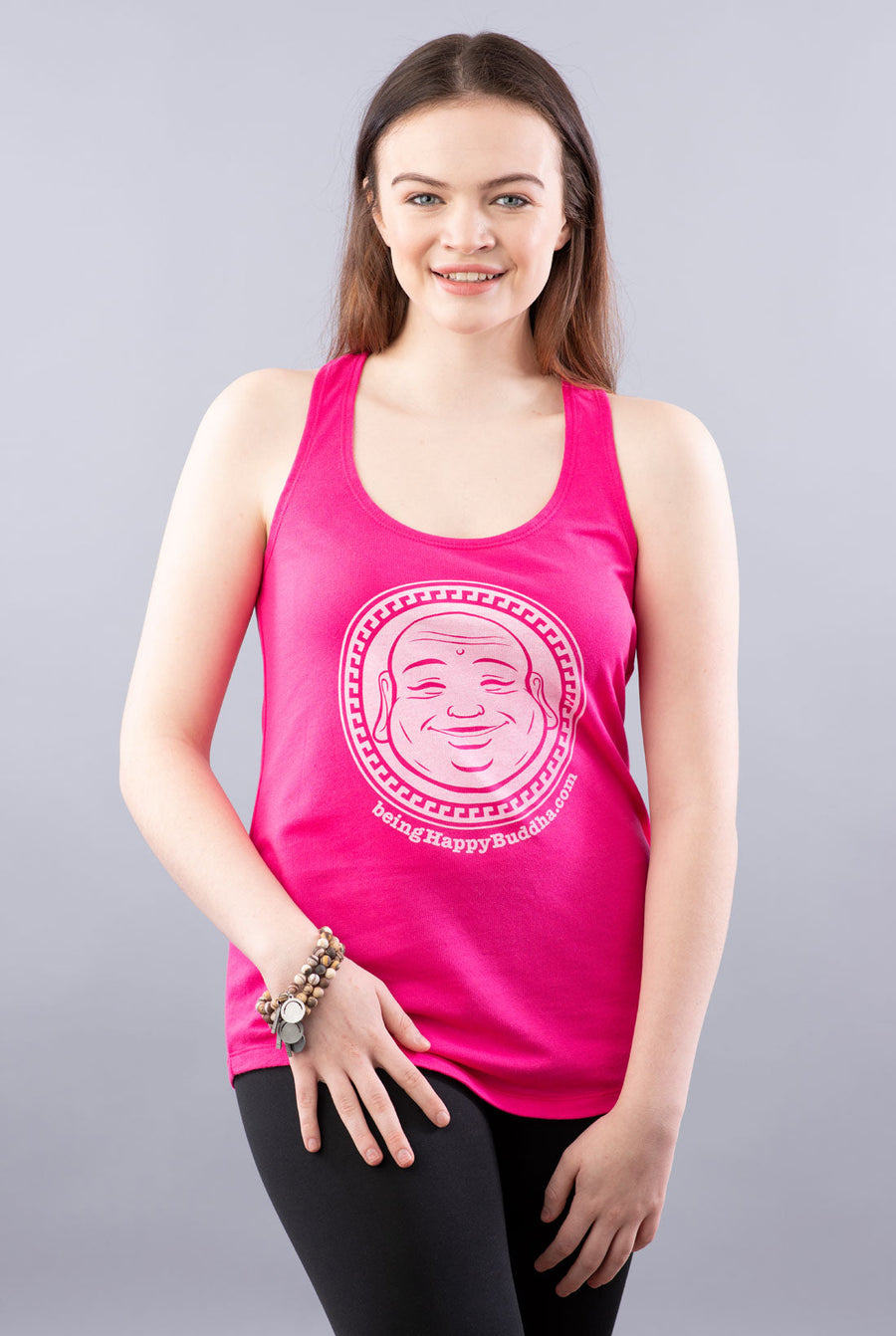 Happy Buddha Racerback Tank