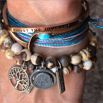 Happy Buddha Gratitude Bracelets - Being Happy Buddha