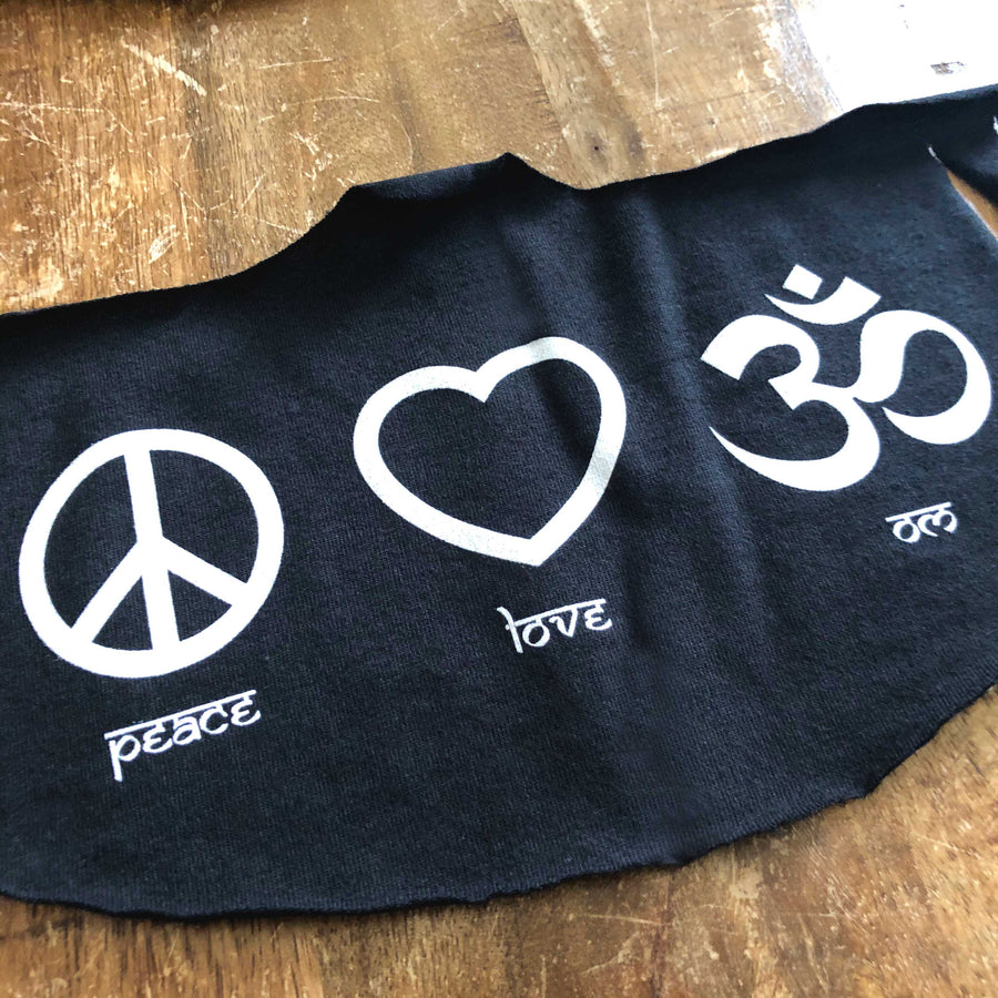 PEACE, LOVE, OM MASK - Being Happy Buddha